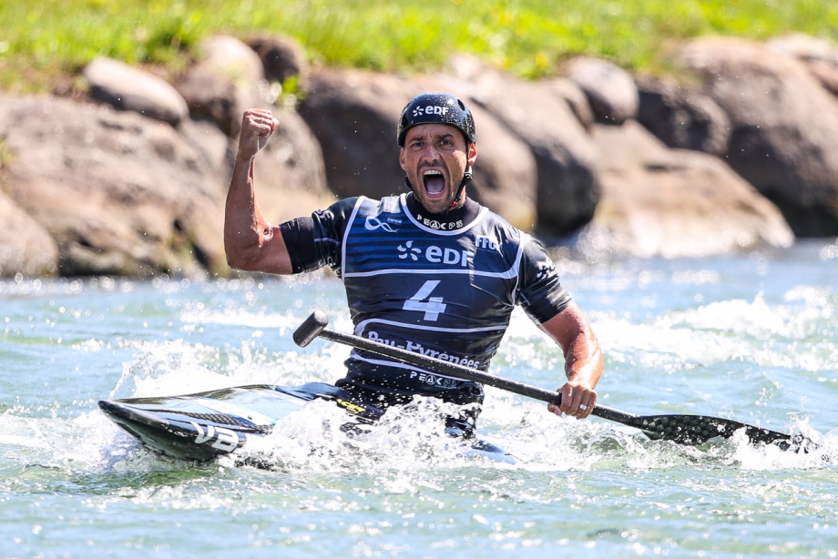 2022 ICF Canoe-Kayak Slalom World Cup Pau France Denis GARGAUD CHANUT France