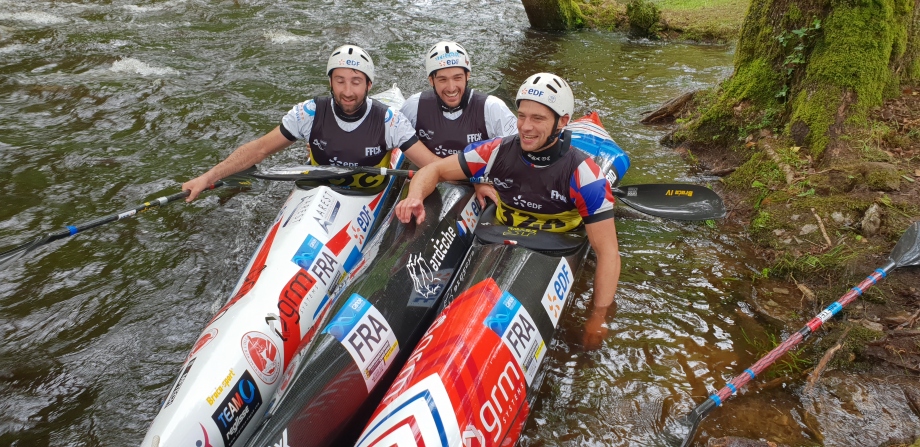 France men K1 team wildwater classic Treignac 2022