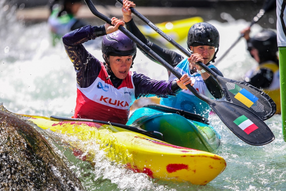 Italy Stefanie Horn Augsburg kayak cross