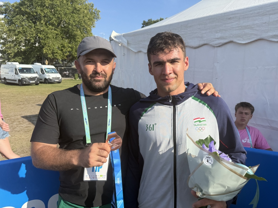 Muhammadi Rajabov Tajikistan canoe marathon medal Gyor 2025