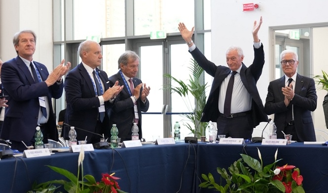 Luciano Buonfiglio CONI President Italy election 2025