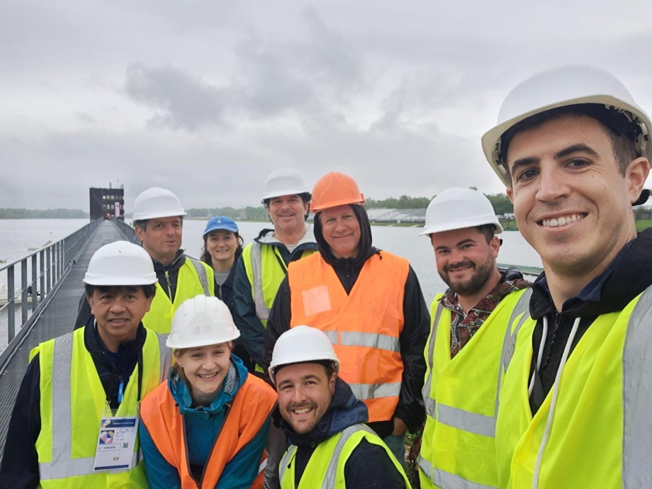 ICF Vaires Sur Marne Canoe Sprint site visit Paris 2024 Olympics