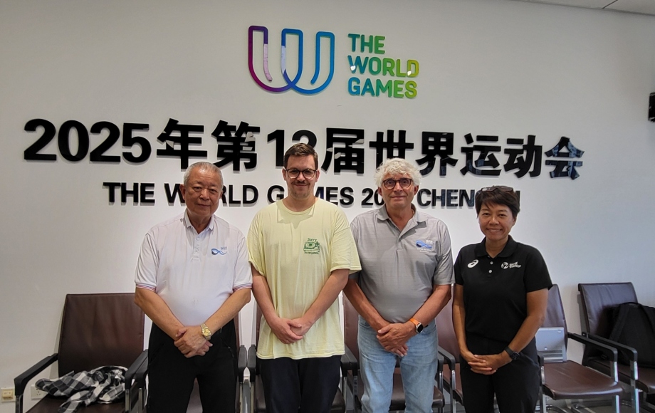 Wai-Hung Luk Ruud Heijselaar Chengdu 2025 site visit Dragon Boat Canoe Marathon 2024