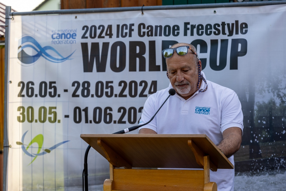Terry Best Plattling ICF World Cup canoe freestyle 2024