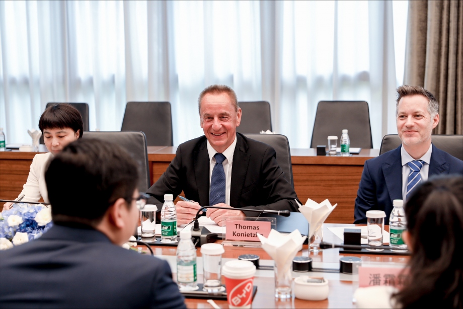 ICF President Thomas Konietzko BYD meeting China