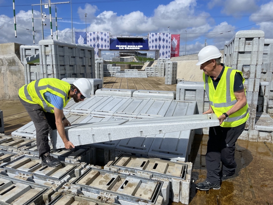 Vaires-sur-Marne Canoe Slalom site visit Paris 2024
