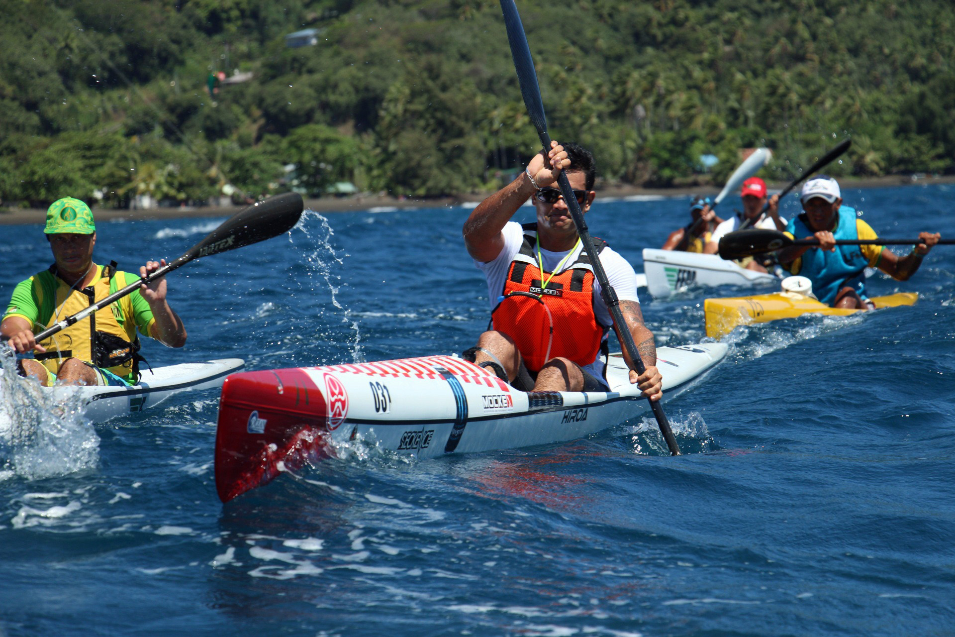 Tahiti hosts Olympic, World and European Champions ICF Canoe