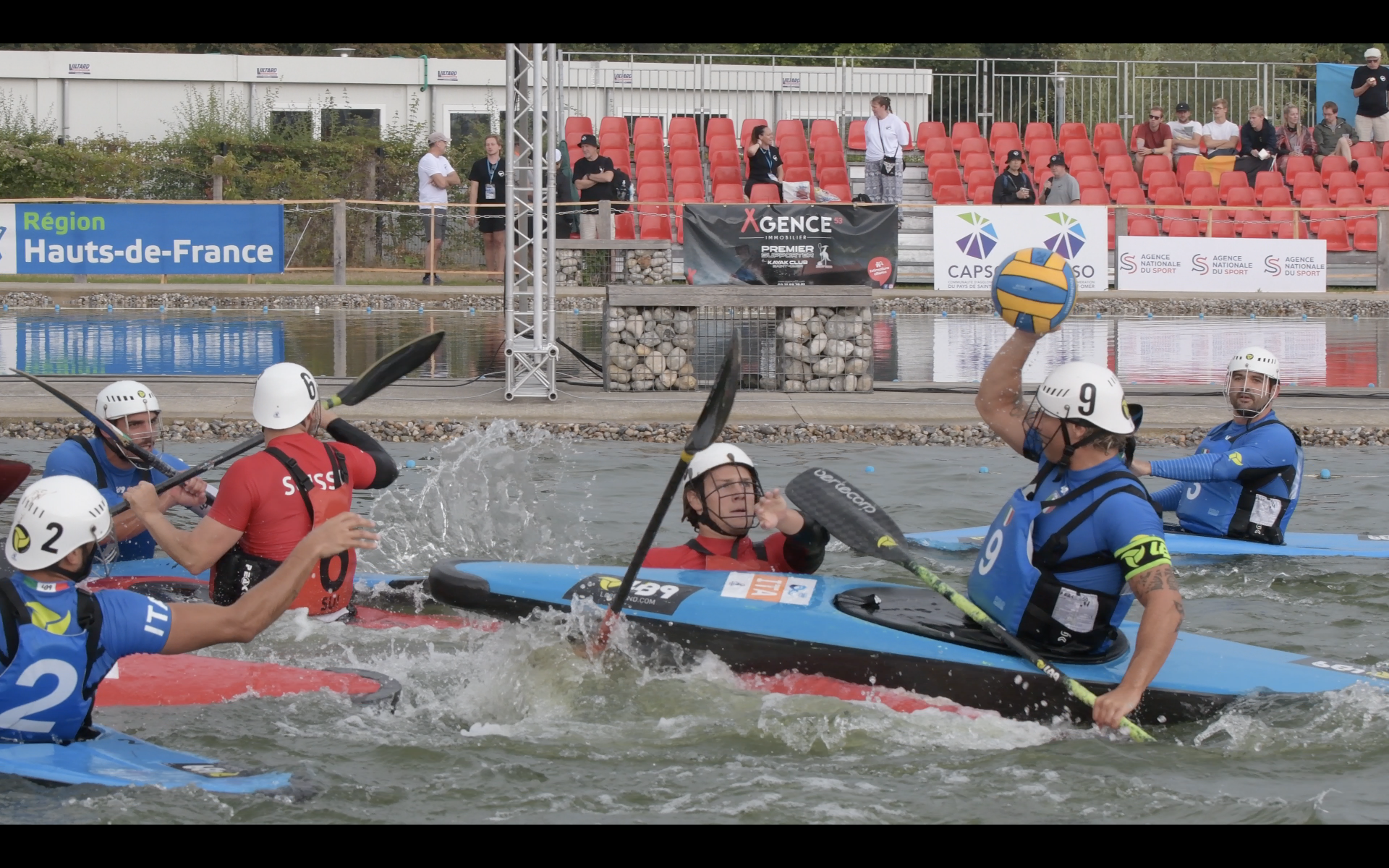 Tables take shape at canoe polo world titles ICF Canoe