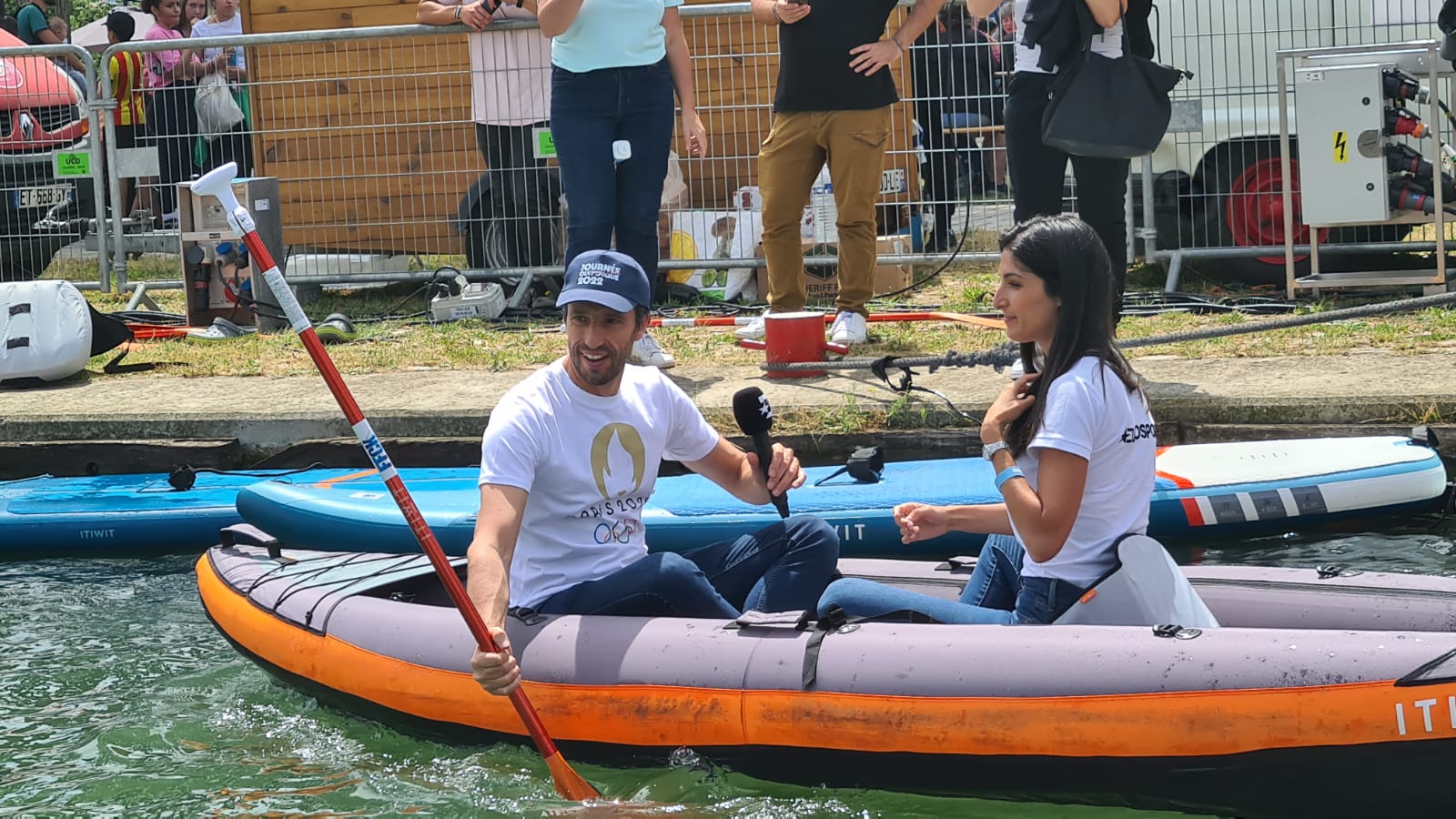 Canoe fans embrace Olympic Day in Paris ICF Canoe