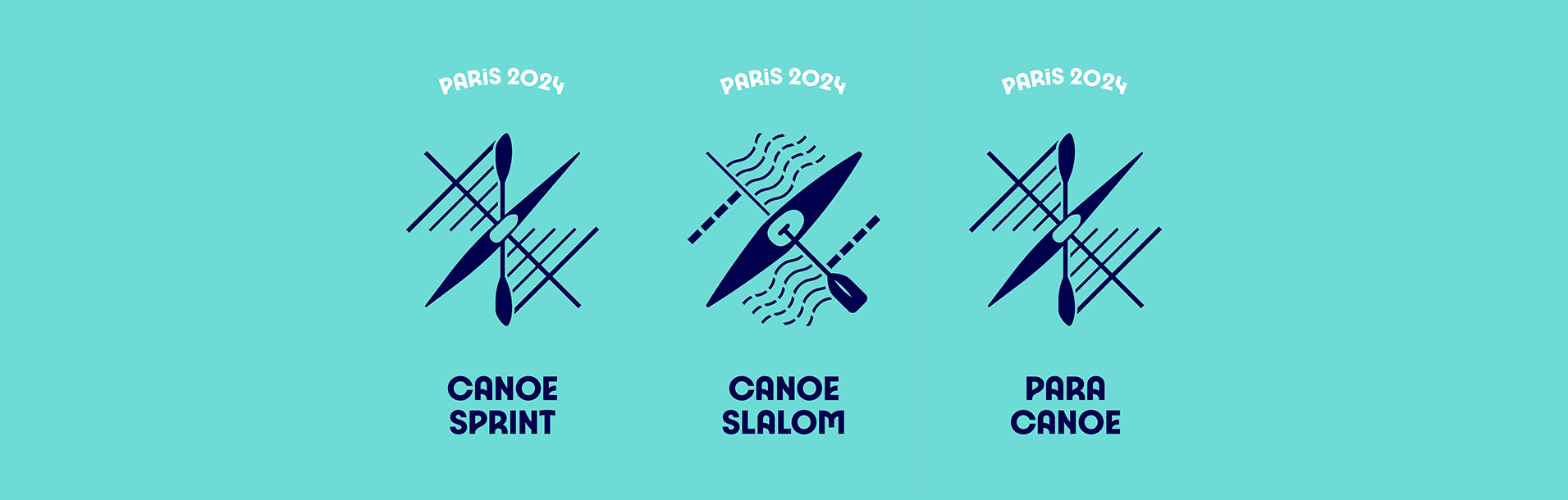 Paris 2024 pictograms revealed ICF Canoe