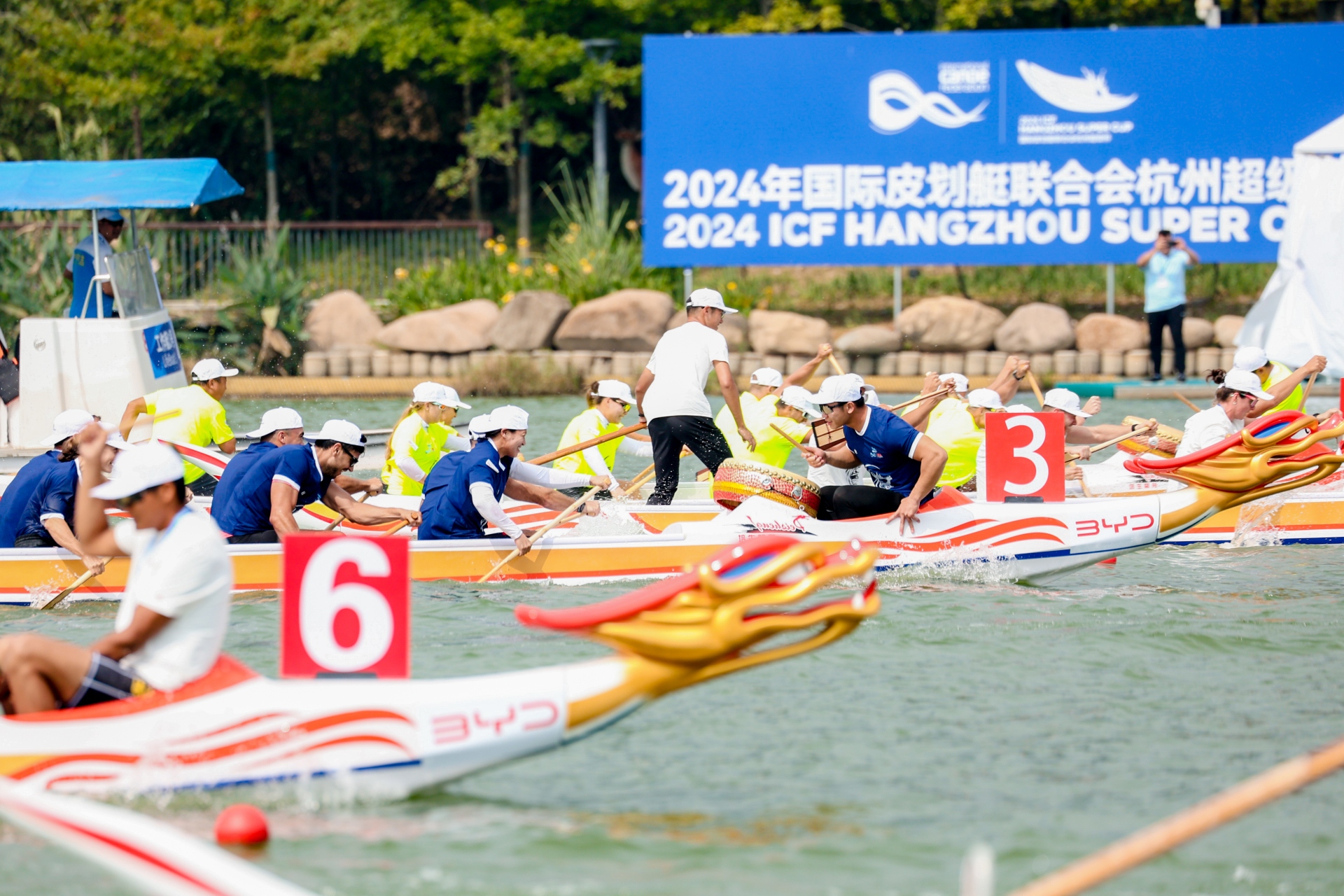 Sprint stars turn on nitrous in Dragon Boat at ICF Hangzhou Super