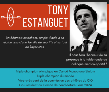 Tony Estanguet Colloque Championnat du Monde de canoe kayak Pau