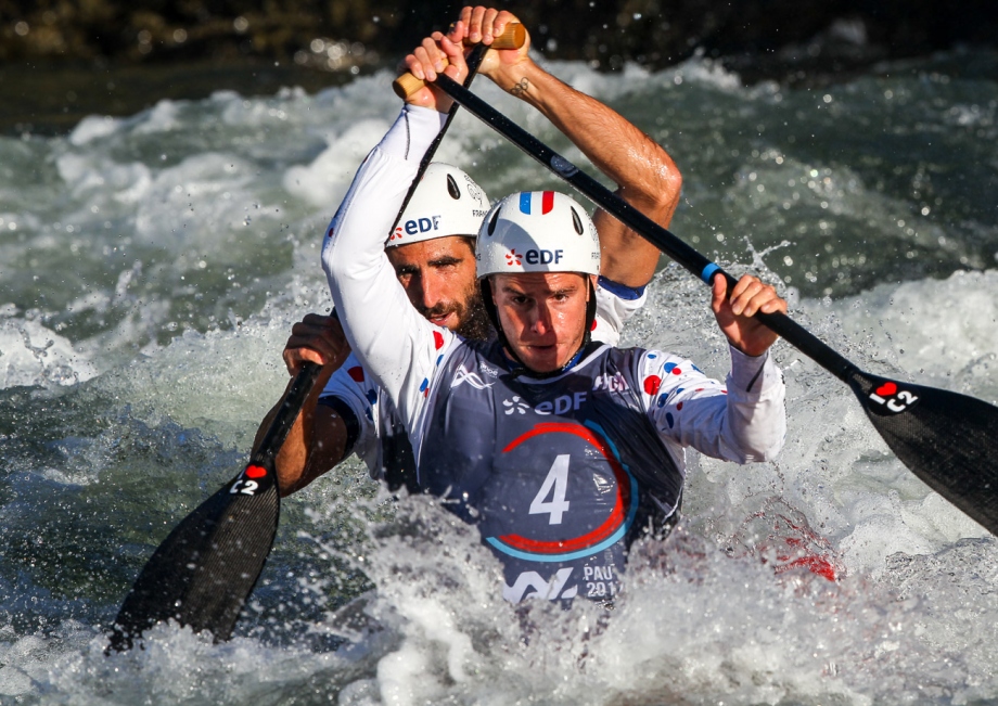 klauss gauthier - peche matthieu fra 2017 icf canoe slalom world championships pau france 043 0