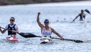 2022 ICF Canoe Sprint World Cup Racice Czech Republic Begona LAZKANO, Susanna CICALI