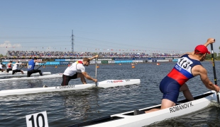 2021 ICF Canoe Sprint World Cup Barnaul C1 Men 5000m Start