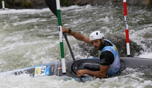 2021 ICF Canoe Kayak Slalom World Cup La Seu D&#039;urgell Spain Christian DeDionigi