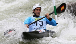 2021 ICF Canoe Kayak Slalom World Cup La Seu D&#039;urgell Spain David Llorente