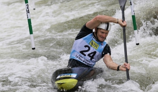 2021 ICF Canoe Kayak Slalom World Cup La Seu D&#039;urgell Spain Finn Butcher