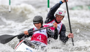 2018 ICF Canoe Slalom World Cup 2 Krakow Aleksandra STACH - Marcin POCHWALA