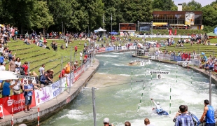 2018 ICF Canoe Slalom World Cup 3 Augsburg Germany EIS Kanal