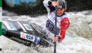 2018 ICF Canoe Slalom World Cup 2 Krakow Lucie BAUDU FRA