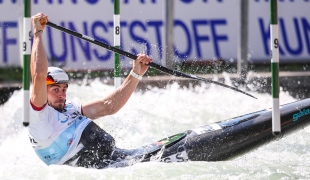 2018 ICF Canoe Slalom World Cup 3 Augsburg Germany Sideris Tasiadis GER