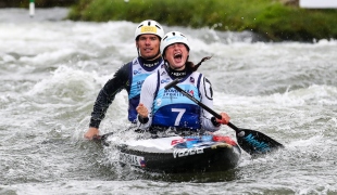 2018 ICF Canoe Slalom World Cup 1 Liptovsky Slovakia STANOVSKA Sona - BATIK Jan SVK