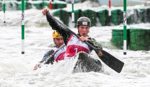 2018 ICF Canoe Slalom World Cup 2 Krakow Tereza FISEROVA - Jakub JANE