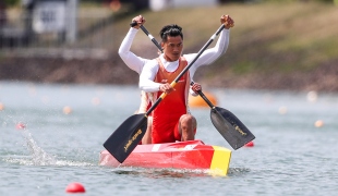 2022 ICF Canoe Sprint World Cup Racice Czech Republic Hao LIU, Mengya SUN