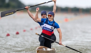 2021 ICF Canoe Sprint World Cup Szeged Irina ANDREEVA, Olesia ROMASENKO