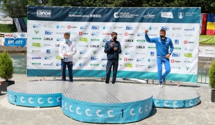 2021 ICF Canoe Slalom Junior &amp;amp;amp; U23 World Championships Ljubjlana Junior K1 Mens Medallists