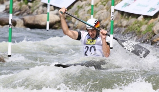 2021 ICF Canoe Kayak Slalom World Cup La Seu D&#039;urgell Spain Lennard Tuscherer