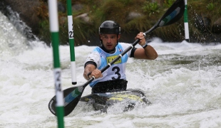 2021 ICF Canoe Kayak Slalom World Cup La Seu D&#039;urgell Spain Lucien Delfour