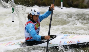 2021 ICF Canoe Kayak Slalom World Cup La Seu D&#039;urgell Spain Maialen Chourraut
