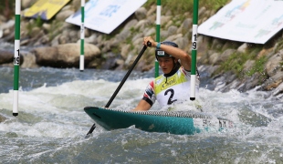 2021 ICF Canoe Kayak Slalom World Cup La Seu D&#039;urgell Spain Mallory Franklin