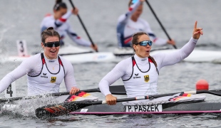 2022 ICF Canoe Sprint &amp; Paracanoe World Cup Poznan Poland Paulina PASZEK Jule HAKE