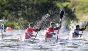 2022 ICF Canoe Sprint &amp;amp;amp;amp;amp; Paracanoe World Cup Poznan Poland Pierre-Luc POULIN, Simon MCTAVISH