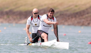 2022 ICF Canoe Sprint World Cup Racice Czech Republic Sebastian BRENDEL, Tim HECKER