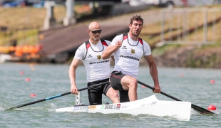 2022 ICF Canoe Sprint World Cup Racice Czech Republic Sebastian BRENDEL, Tim HECKER