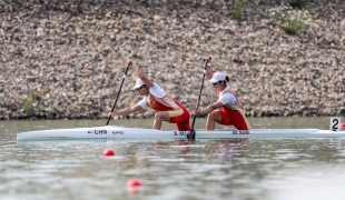 2022 ICF Canoe Sprint World Cup Racice Czech Republic Shixiao XU, Mengya SUN