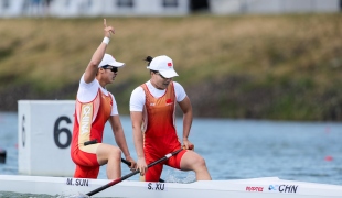 2022 ICF Canoe Sprint World Cup Racice Czech Republic Shixiao XU, Mengya SUN