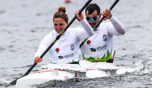 2022 ICF Canoe Sprint &amp; Paracanoe World Cup Poznan Poland Teresa PORTELA, Fernando PIMENTA