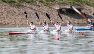 2022 ICF Canoe Sprint World Cup Racice Czech Republic Women&#039;s K4 Poland