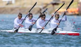 2022 ICF Canoe Sprint World Cup Racice Czech Republic Women&#039;s K4 Poland