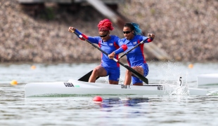 2022 ICF Canoe Sprint World Cup Racice Czech Republic Yarisleidis DUBOYS, Katherin SEGURA