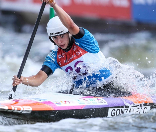 2022 ICF CANOE SLALOM WORLD CUP PRAGUE Clara Gonzales