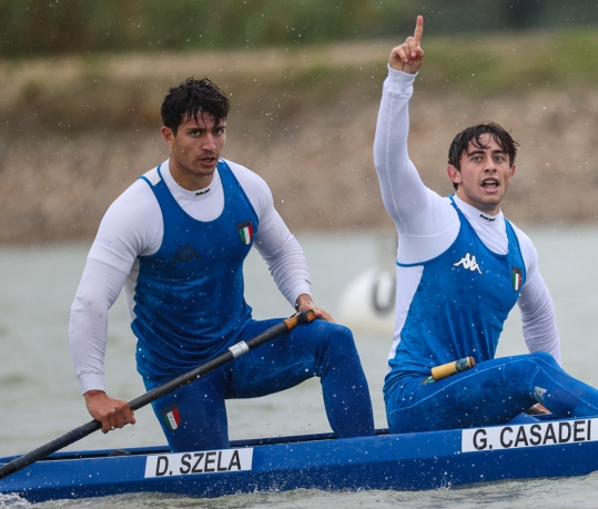 2022 ICF JUNIOR AND U23 CANOE SPRINT WORLD CHAMPIONSHIPS Gabriele CASADEI, Dawid SZELA