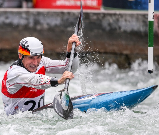 2018 ICF Canoe Slalom World Cup 3 Augsburg Germany Fabian Schweikert GER
