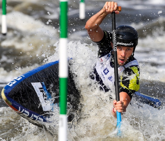 2018 ICF Canoe Slalom World Cup 2 Krakow Liam JEGOU IRL