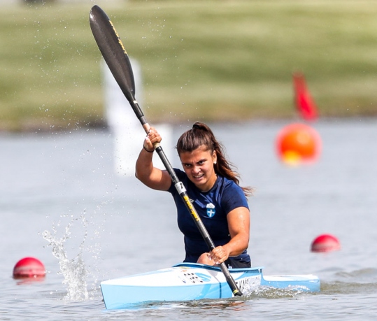 2021 Canoe Sprint European Olympic Qualifier Eleftheria KAMINARI